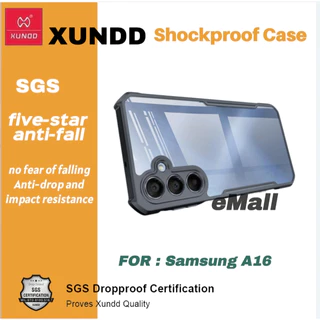 Xundd เคส For Samsung Galaxy A06 A16 A36 A07 A17 A56 S25 FE A37 A57 Case เคสป้องกันการกันกระแทก TPU+ฝาหลังอะคริลิคใส