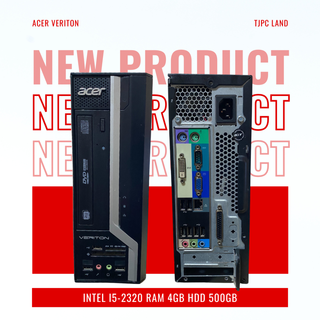 Acer X2610G PC CORE  I5-2320 | RAM 4GB | HDD 500GB | SECOND HAND ลงโปรแกรมครบพร้อมใช้งาน แถมฟรีสาย A