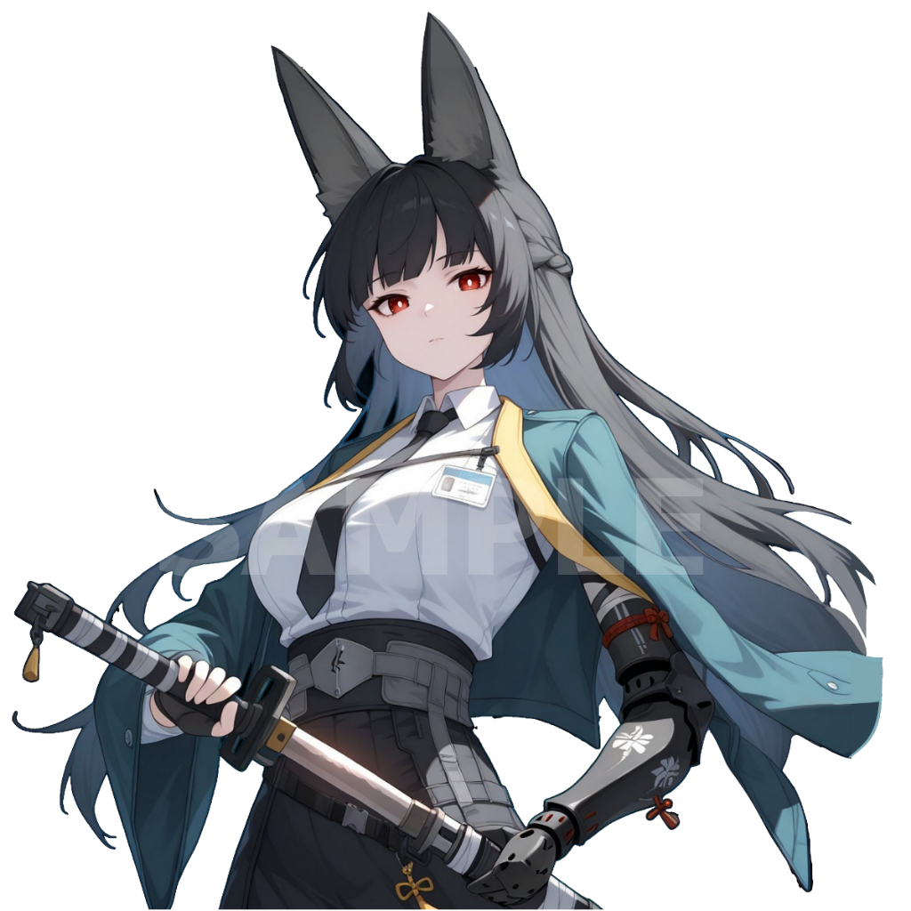 Miyabi Zenless Zone Zero สติ๊กเกอร์ 2 แผ่น Fan Stickers Hoshimi Miyabi ZZZ