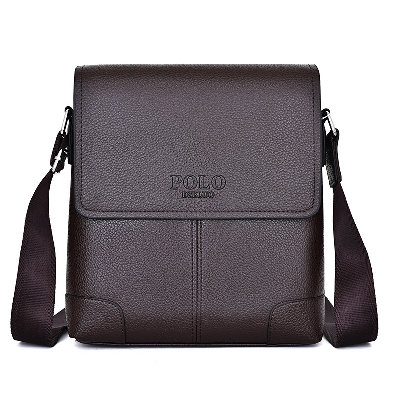 กระเป๋าสะพายข้างผู้ชาย POLO รุ่นเรียบหรู ขนาดใหญ่ 10 นิ้ว ใส่ iPad ได้