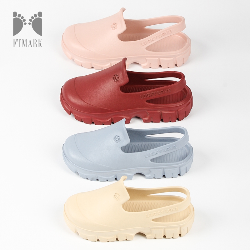 รองเท้าแตะผู้หญิงหัวโต รองเท้าแตะผู้หญิง รองเท้าหัวโต กันลื่น ดีไซน์ลําลอง พื้นหนานุ่ม สวมใส่สบาย