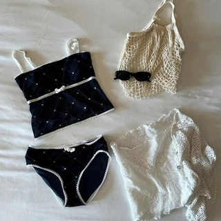 ชุดว่ายน้ำ bikini ทูพีช ชุดว่ายน้ำผู้หญิง swimwear women สไตล์เกาหลี มีฟองน้ำ สงกรานต์#0397