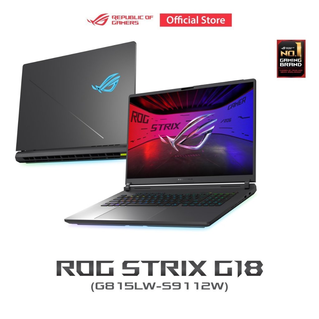ASUS ROG Strix G18 (G815LW-S9112W) 18" 2.5K, INTEL ARL HX Core Ultra 9, 32GB, 1TB SSD, GN22-X9 16GB 