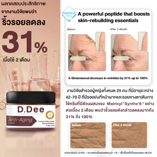[ ครีมฟิลเลอร์ ] D.Dee ฝ้า กระ จุดด่างดำ ริ้วรอย ปลอดพาราเบน ปราศจากแอลกอฮอล์