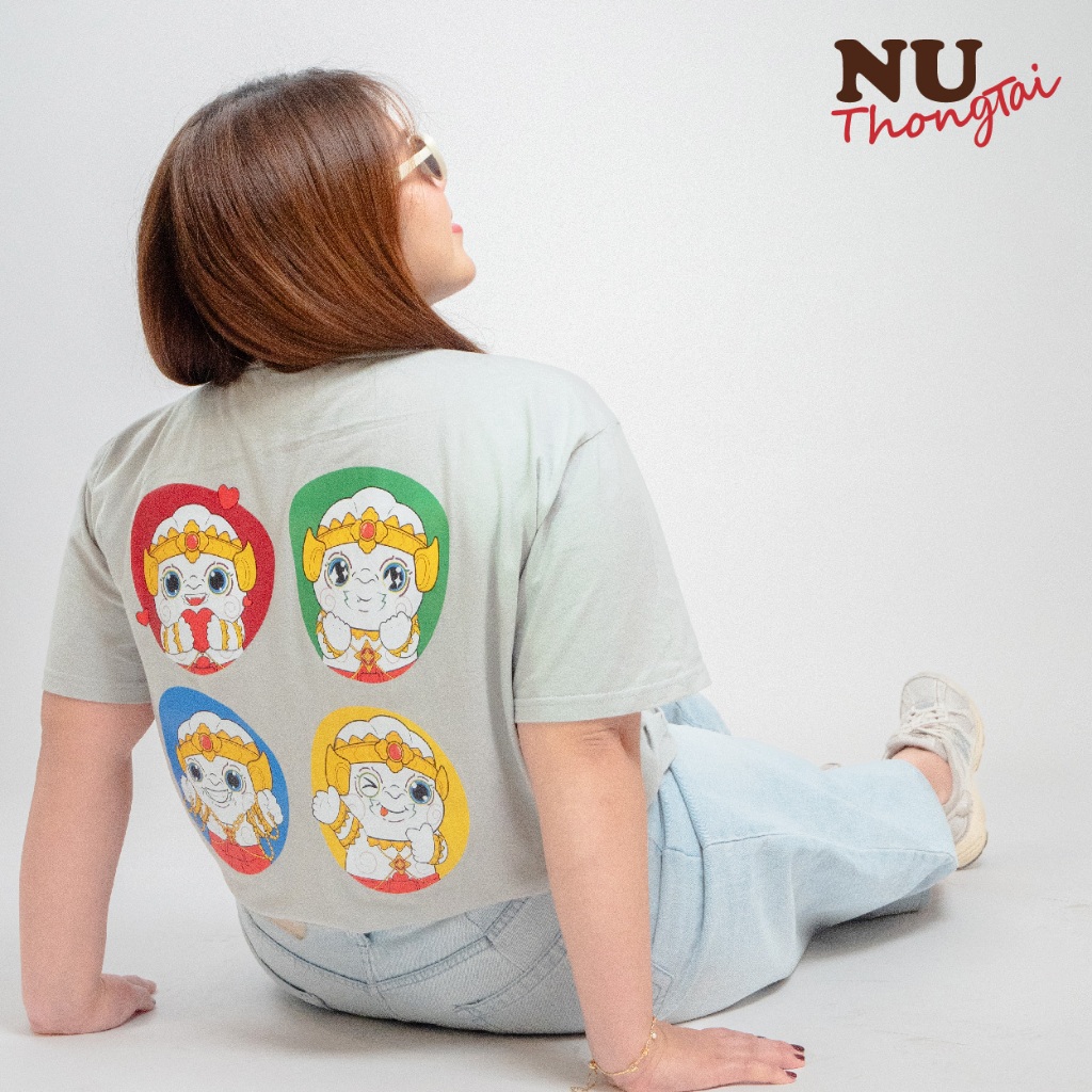 Bangkok Golds เสื้อยืดคอกลม สีเทา พี่นุห์ ทองไท