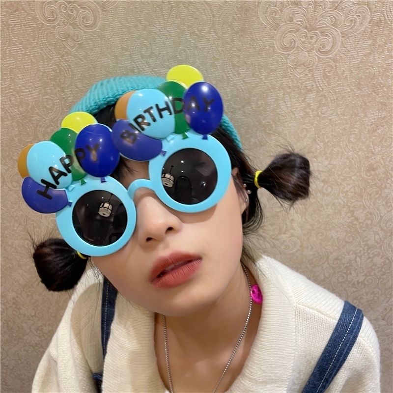 Sunglasses party glasses แว่นตาปาร์ตี้  แว่นตา แว่นตากันแดดหญิงแว่น ราคา ถูกที่สุด ดีลบีเคเค แกลเลอรีภาพที่ 8