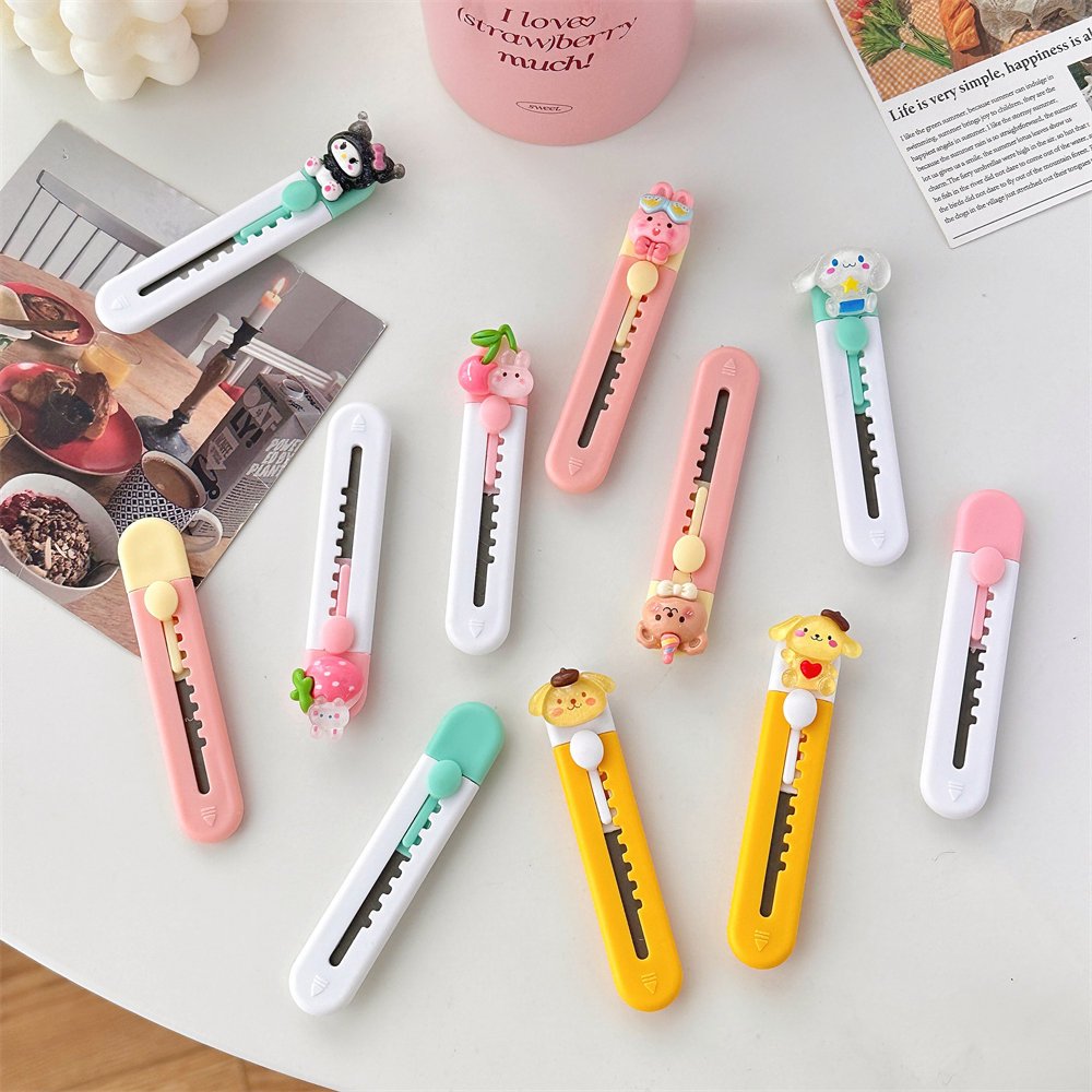 (พร้อมส่ง✂️) Mini cutter cute คัตเตอร์พกพา คัตเตอร์