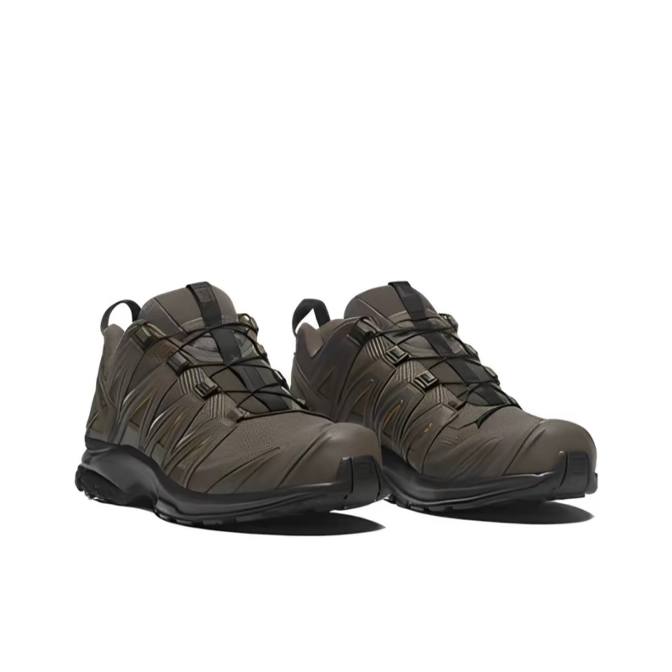 【100%Original】SALOMON XA PRO 3D Brown Low Top Outdoor Trend Sports For Men Hiking Shoes 417559