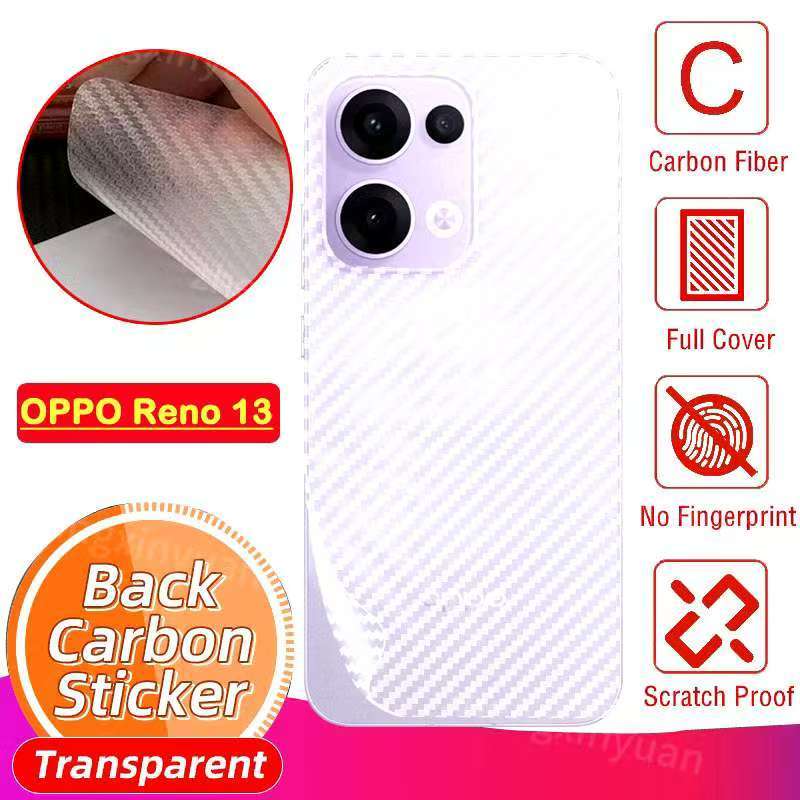Reno 13 Pro 5Gตรงรุ่น(พร้อมส่งในไทย)ฟิล์มหลังลายเคฟล่าOPPO Reno13 5G/OPPO Reno13 Pro 5G