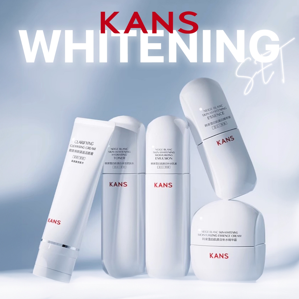 [ยกเซ็ท 5 ชิ้น Size ใหญ่] Kans Neige Blanc Skin Whitening SET1 - Cream