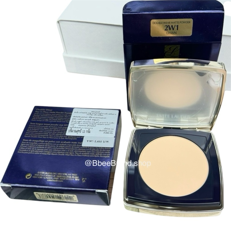 ฉลากไทย⚡️ผลิต2025⚡️EL Double Wear StayIn Place Matte Powder Foundation SPF10 ขนาด12g แป้งผสมรองพื้นมอบการปกปิดเบาสบายผิว - รูปที่ 6