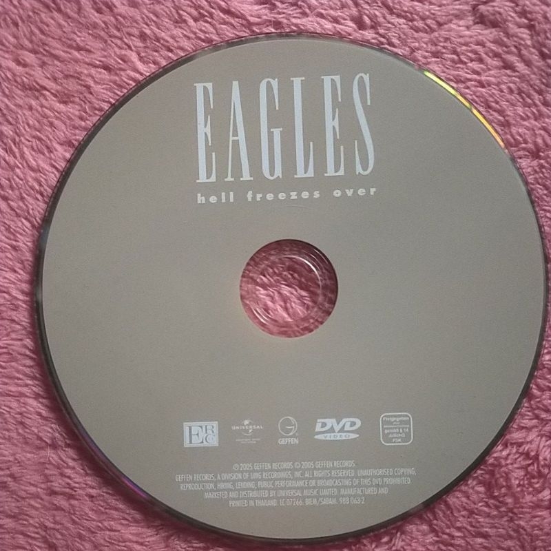 Dvd Concert Eagles : Hell Freezes Over (มือสองสภาพดี) (แผ่นโปรโม) (แผ่แท้100%)