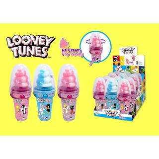 **ยกแพค** ลูนี่ย์ตูนส์ อมยิ้มไอศครีมป๊อปแคนดี้ 22g LOONEY TU…