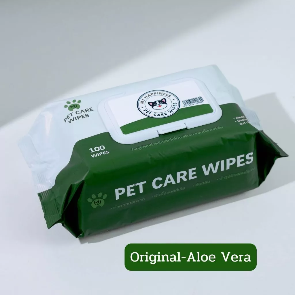 MJ Pet Care Wipes ทิชชู่เปียกสัตว์เลี้ยง ผ้าเปียก หมา,แมว thumbnail 5