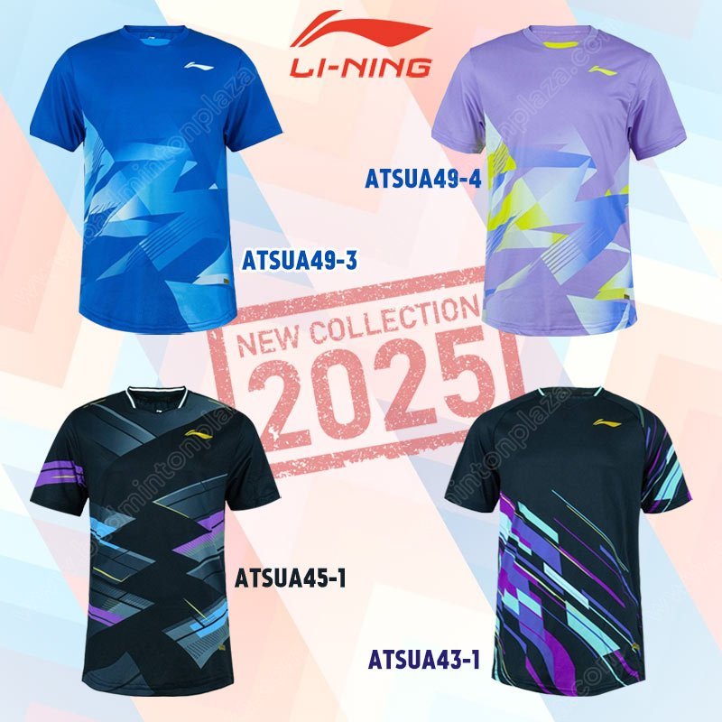 【 ของแท้ 💯% 】รุ่นใหม่! เสื้อแบดมินตันคอกลม หลี่หนิง ATSUA Series (ATSUA)