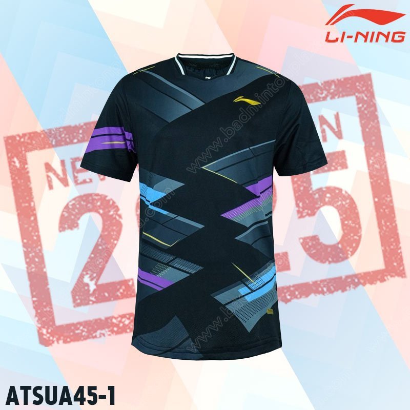 【 ของแท้ 💯% 】รุ่นใหม่! เสื้อแบดมินตันคอกลม หลี่หนิง ATSUA Series (ATSUA)