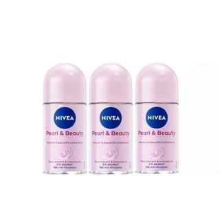 แพ็ค3(ของแท้ ถูก) นีเวีย โรลออน ระงับกลิ่นกาย Roll On 50ml.x3