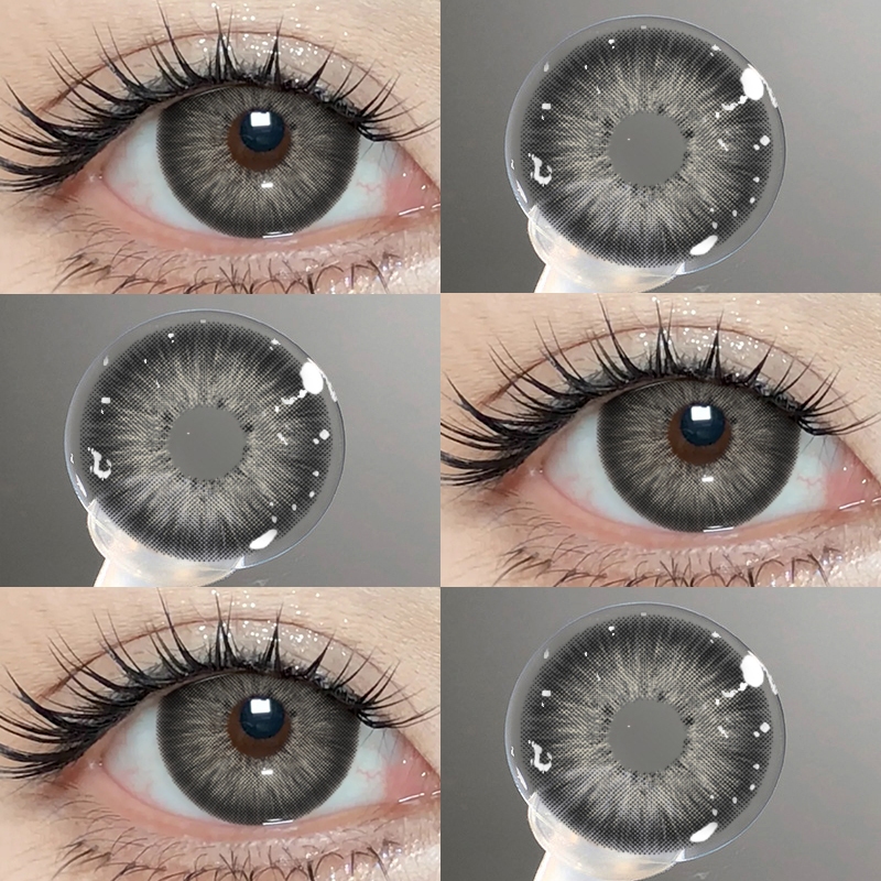 {COD} - คอนแทคเลนส์สีเทา Eyeshare พัทยา 1 คู่ คอนแทคเลนส์ตาขนาดใหญ่ 14.2 มม. ใช้ได้ 1 ปี จัดส่งฟรี ค่าอมน้ำ: 38%