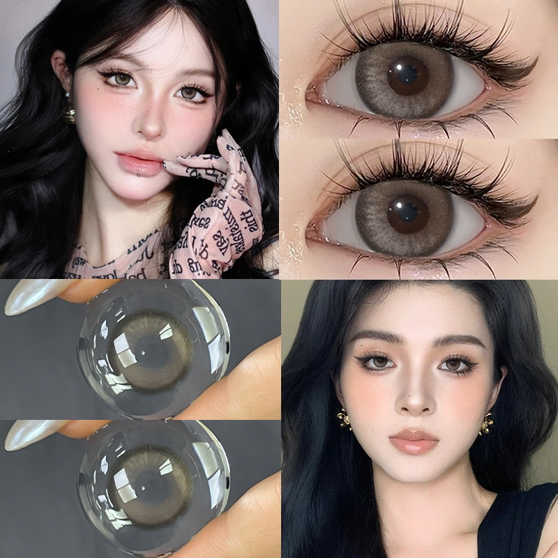 Midroo  DIA-14.0mm Brown/Grey/Blue/Black สุดคุ้ม เลนส์แฟชั่น บลิงบลิงๆ เลนส์ค่าสายตาปกติ รายเดือน ราคา ถูกที่สุด ดีลบีเคเค แกลเลอรีภาพที่ 6