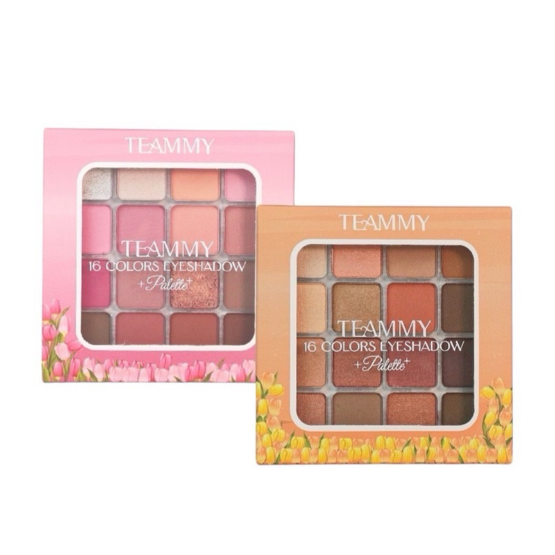 :: TE-901 :: Teammy  16 Colors Eyeshadow Palette ทีมมี่ 16 คัลเลอร์ อายแชโดว์ พาเลทท์