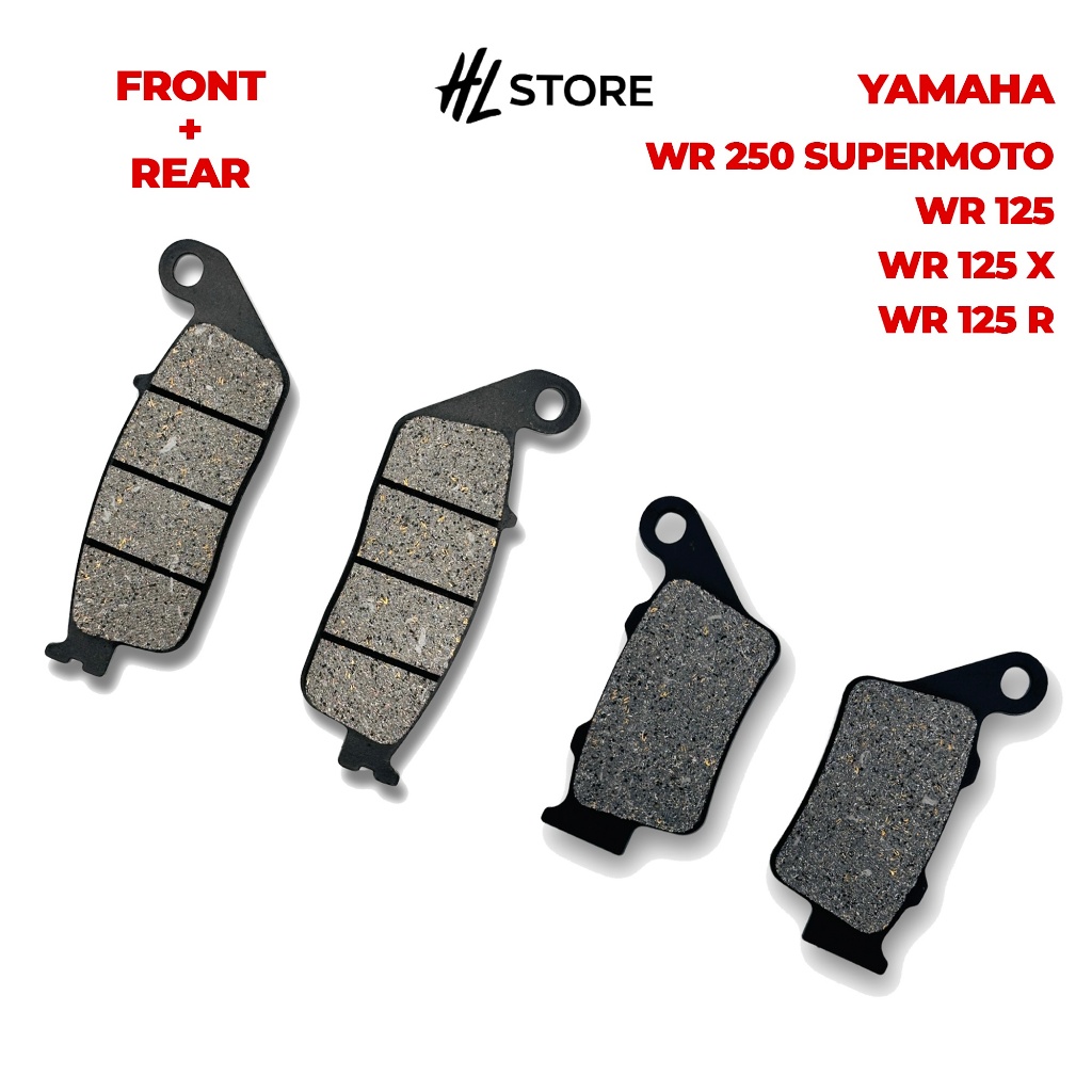 ผ้าเบรค Yamaha WR 125 X R 250 Supermoto XTZ 690 Tenere 700 VP X-City YP X-Max Majesty Maxster XQ ยาม