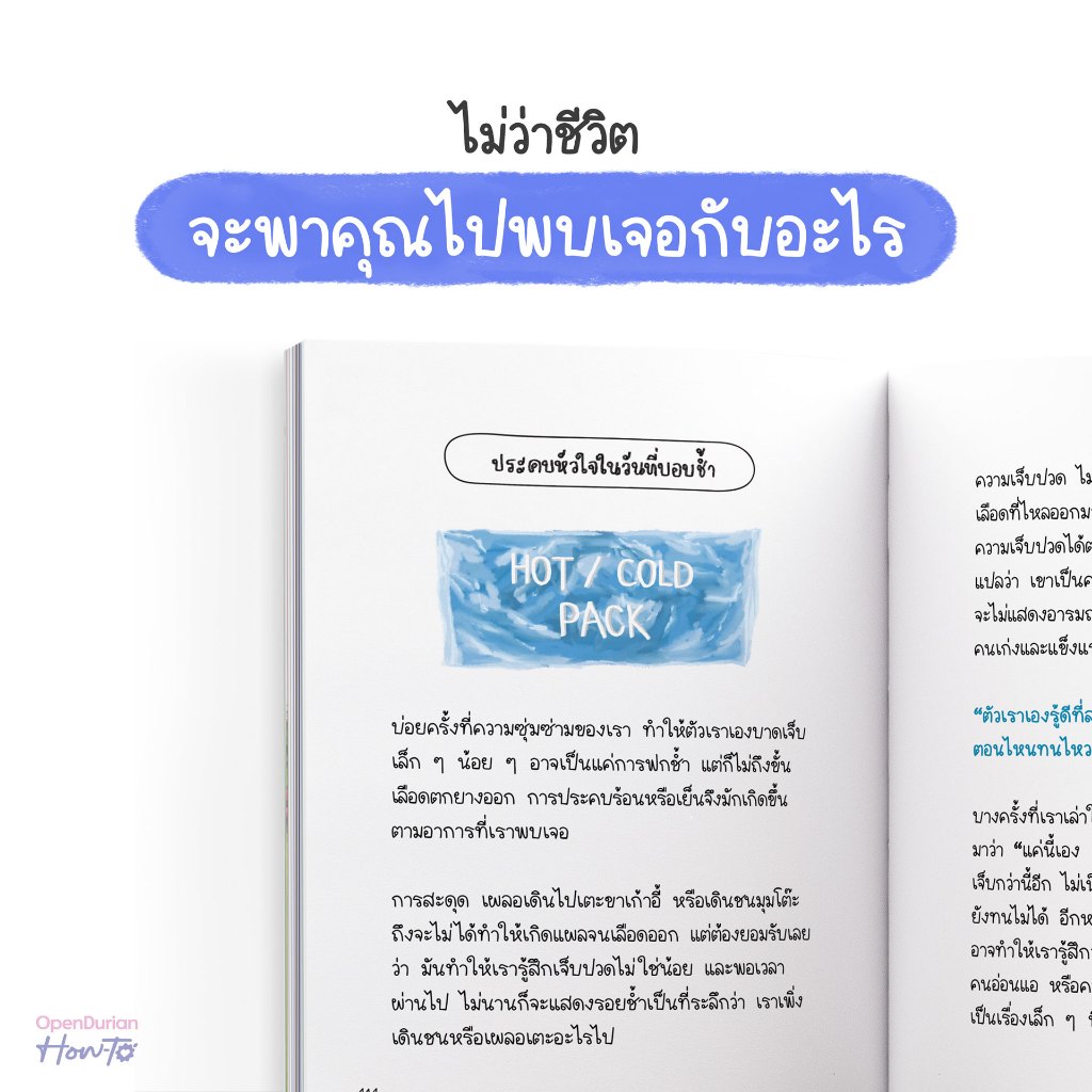 ยินดีต้อนรับและขอบคุณที่กลับมา จากนามปากกา SUNDAYISBLISS หนังสือ หนังสือฮีลใจ หนังสือจิตวิทยา OpenDurian How-To HWTO