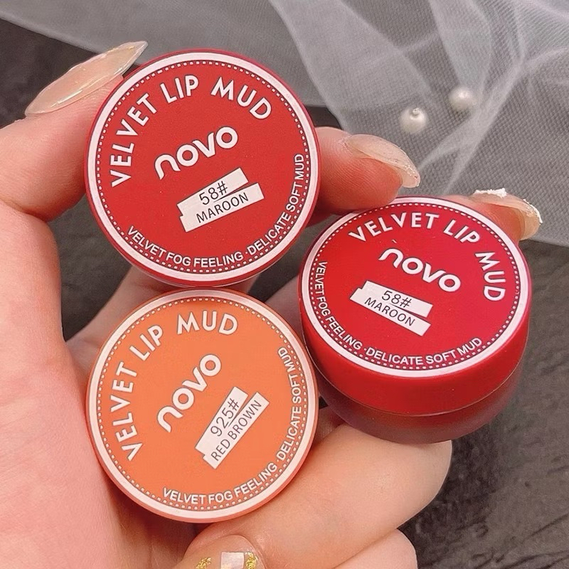:: NO. 5461 :: NOVO Velvet Lip Mud โนโว เวลเวท ลิป มัด ลิปสติก เนื้อครีม เนื้อแมทท์