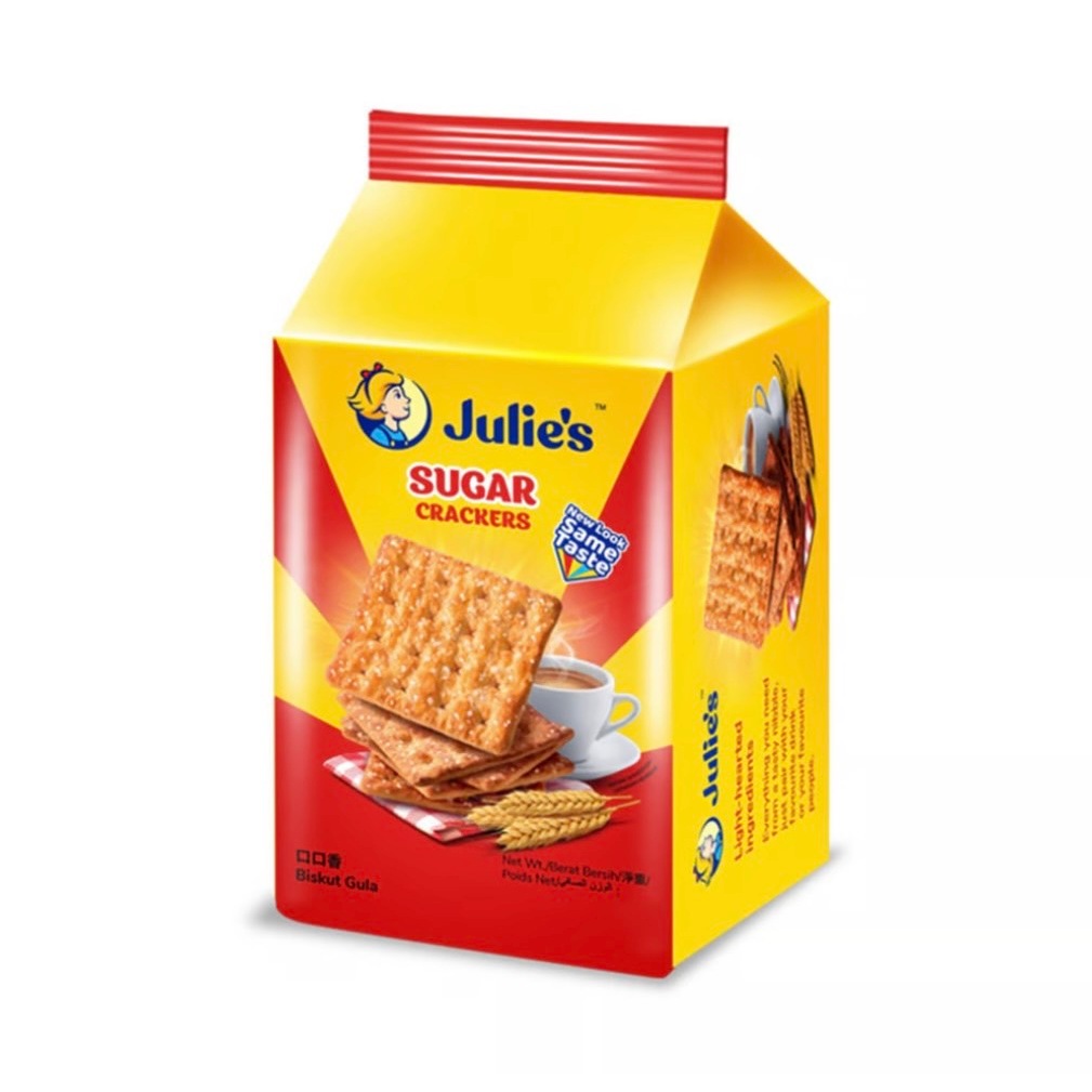 จูลี่ส์ ชูการ์แครกเกอร์ ขนมปังกรอบ | Julie's Sugar Crackers 132g