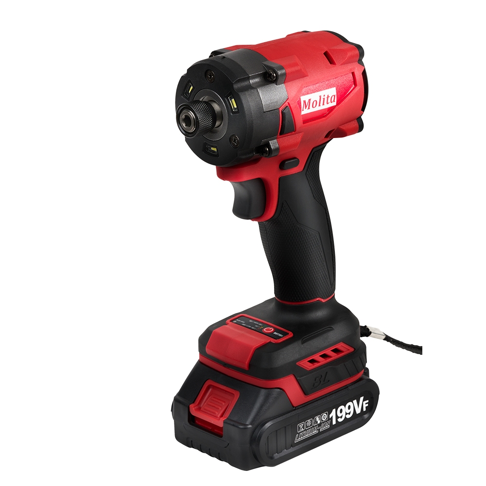 MOLITA ไขควงไร้สาย 199V แบตเตอรี่ 2 ก้อน ไขควงกระแทกไร้สาย ไขควงไฟฟ้า สว่านไขควง ไขควงไฟฟ้าไร้สาย เครื่องมือเจาะไร้สายมอ - รูปที่ 2