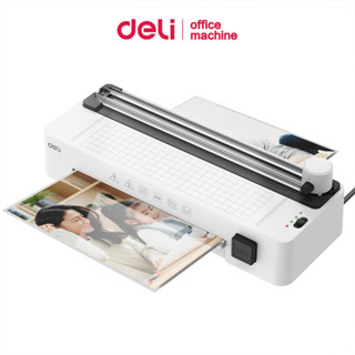 [ฟรีที่ตัดมุม] Deli เครื่องเคลือบเอกสาร A4 3in1 260มม/นาที ม…
