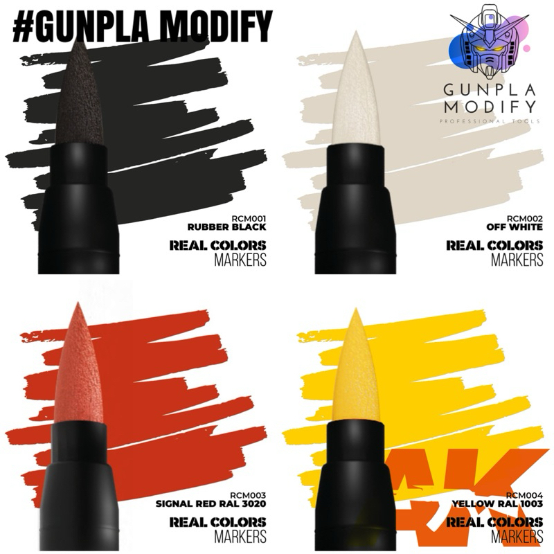AK INTERACTIVE Real Color Marker ปากกามาร์คเกอร์ ระบายสี อะคริลิคสูตรน้ำ