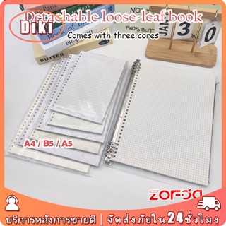 1เล่ม กระดาษรีฟิวA4 A5 B5ถนอมสายตา 60แผ่น มีเส้น ไม่มีเส้น ล…