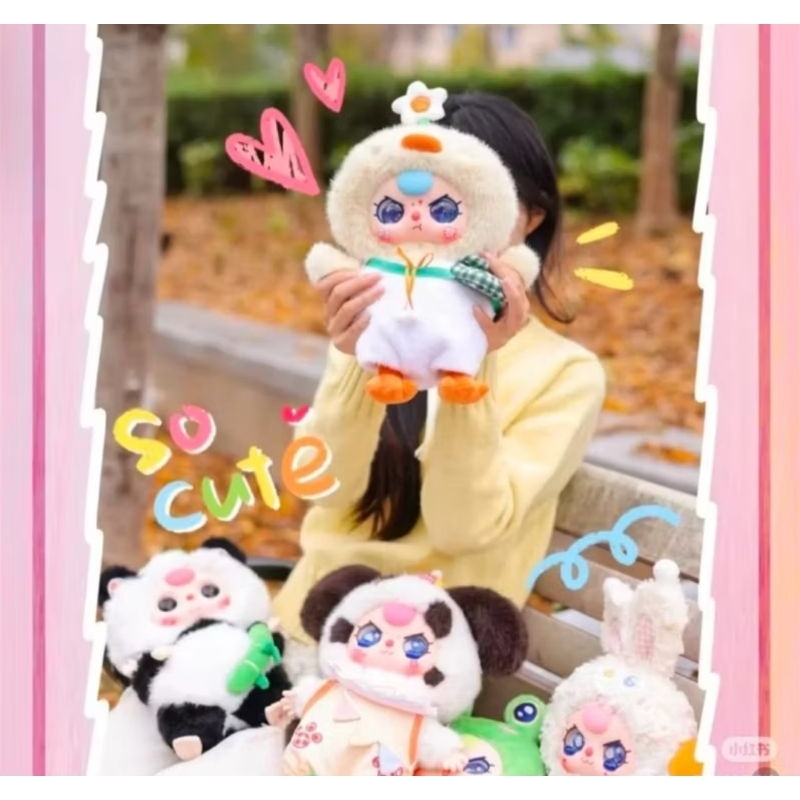 ✨️ใช้โค้ดลด25%🏷Baby Three 400%‼️ขนนุ่ม ตัวนิ่ม กอดอุ่น น่ารัก เลือกตัวได้!
