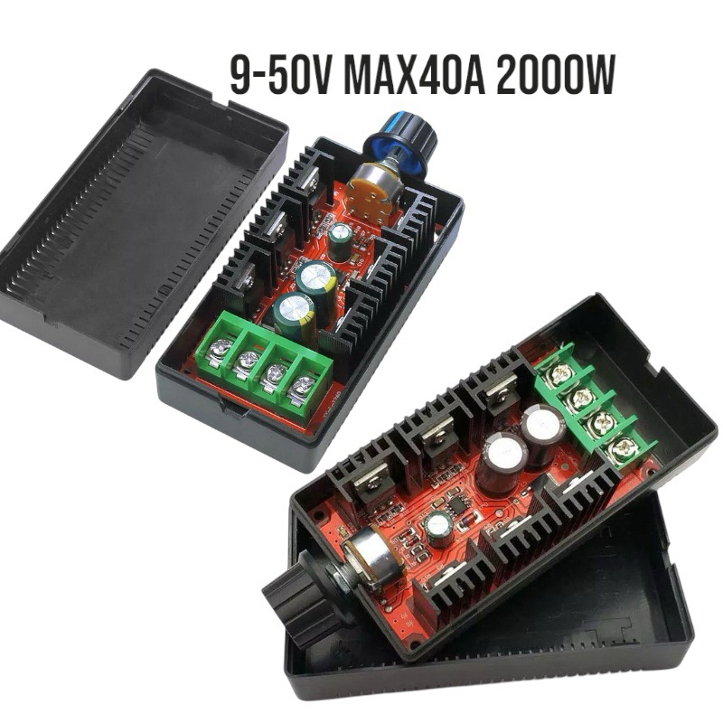 PWMวบคุมความเร็วมอเตอร์10-50V40A2000W🇹🇭สินค้าในไทย🇹🇭