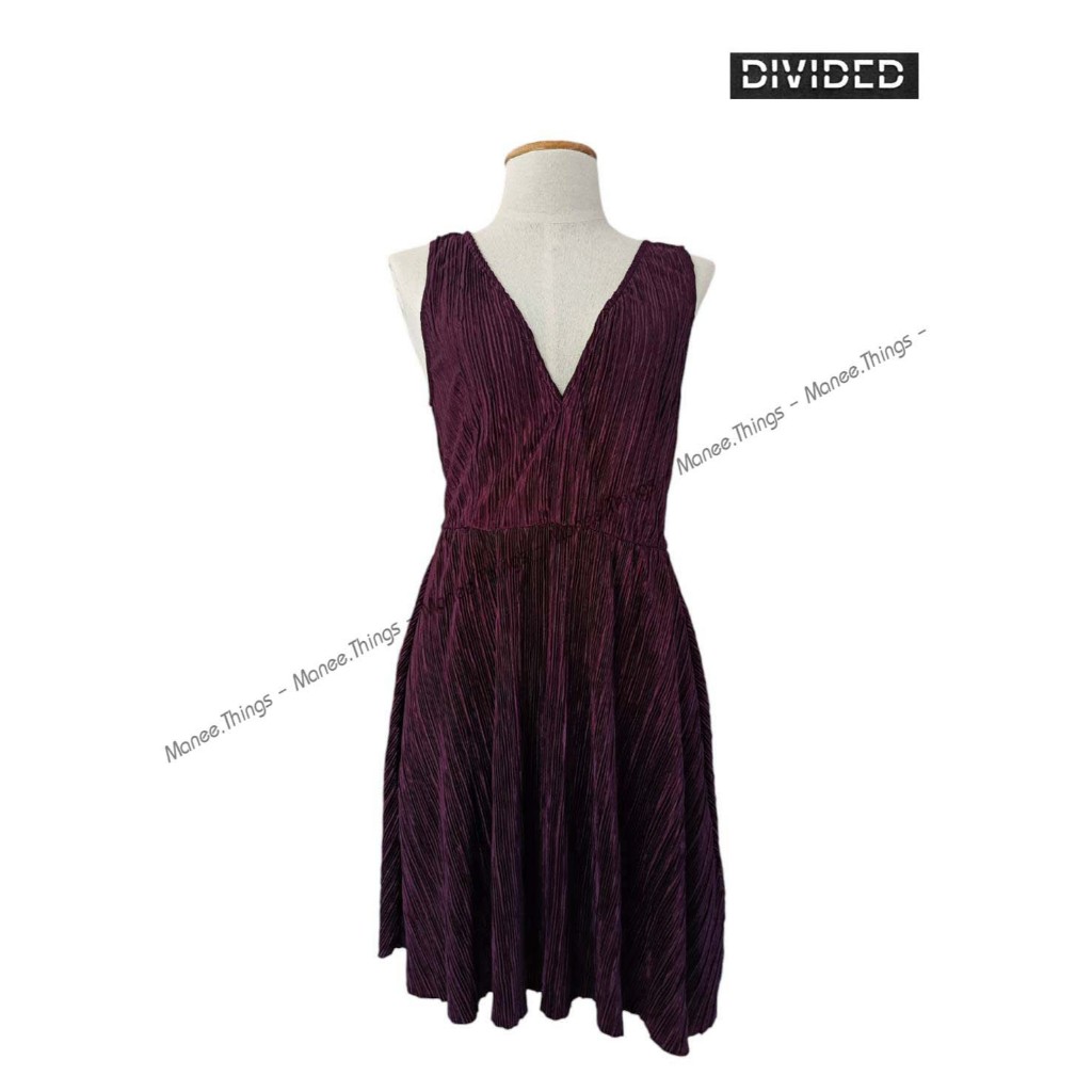 🌼DIVIDED🌼[C143] Dress DIVIDED size 36 (มือสอง)