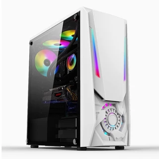เคสคอมพิวเตอร์ Destroyer เดสก์ท็อป DIY ด้านข้างโปร่งใส RGB ระบายความร้อนด้วยน้ำสำหรับเล่นเกม ATX เคสบอร์ดขนาดใหญ่