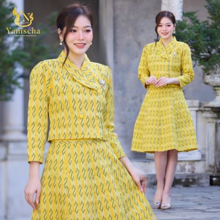 ชุดร้านญาณิศชา ผ้าไทย ชุดเซ็ท ออกงาน ชุดพิธีทางการ ชุดไปวัด …