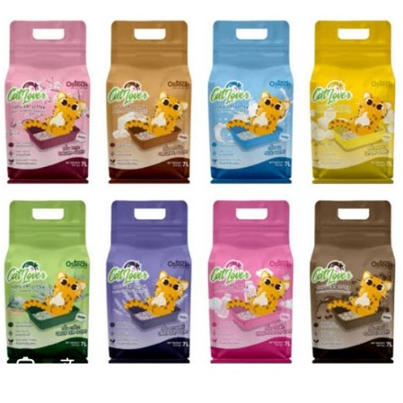 Ostech Cat Lover ออสเทค แคทเลิฟเวอร์ ทรายแมวเต้าหู้ แบบแท่ง ขนาด 7ลิตร*โปรดอ่านรายละเอียดก่อนสั่งซื้