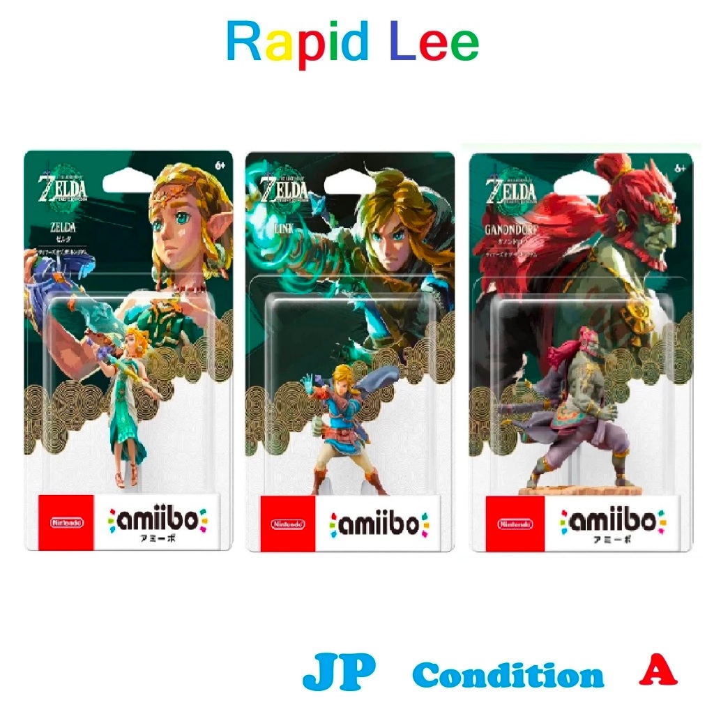 amiibo Zelda [Tears of the Kingdom] amiibo Link [Legend of zelda] amiibo ganondorf JP NEW