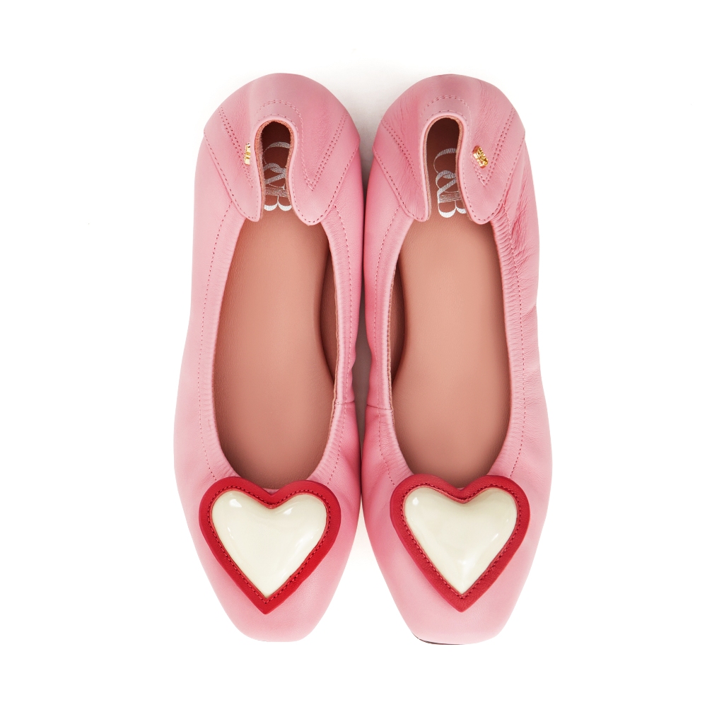 O&B รองเท้าหนังแกะ รุ่น AUDREY HEARTMELT IN CARNATION PINK-11253SS00412F_S5PIXX