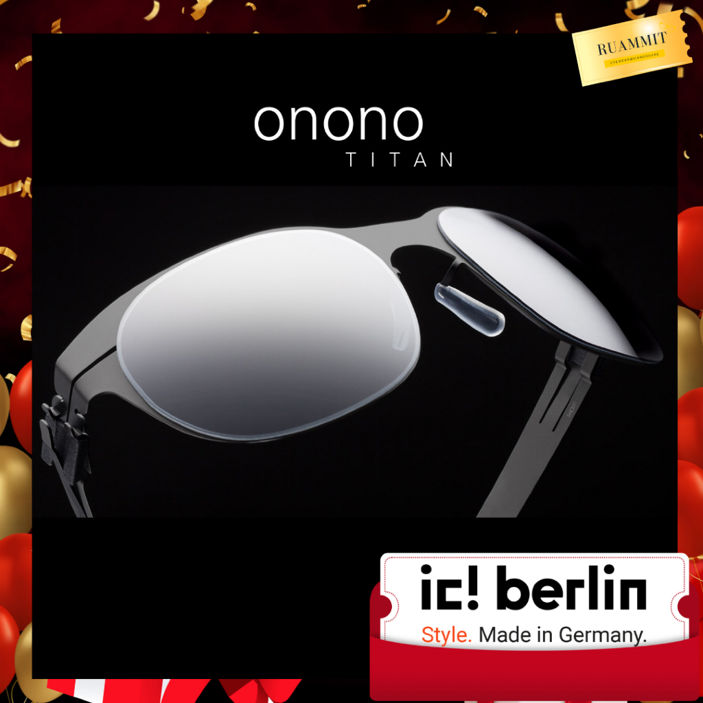 แว่นกันแดด ic! berlin ONONO Collection รุ่น Orson Titan ของแท้✔️ จัดส่งฟรี!!