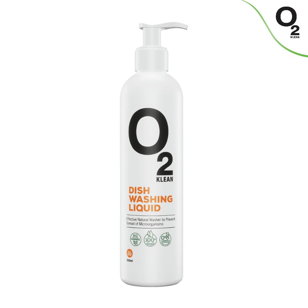 O2 Klean Dishwashing Liquid โอทูคลีน ผลิตภัณฑ์ทำความสะอาดจานและเครื่องครัว ขนาด 290 มล