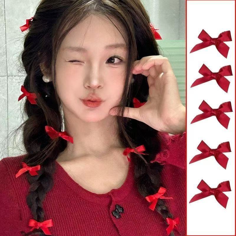พร้อมส่ง โบว์ดำติดอก โบว์ดำไว้อาลัย โบว์แดง โบว์ติดผมตรุษจีน คริสมาสตร์ พส.จีน โบว์DIy เครื่องประดับผม ที่คาดผม กิ๊บ ราคา ถูกที่สุด ดีลบีเคเค แกลเลอรีภาพที่ 2
