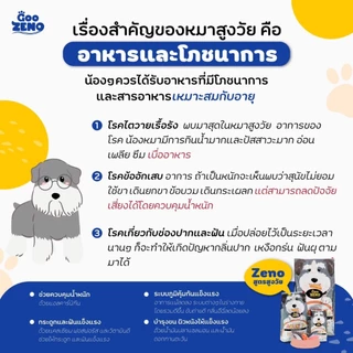 [ ส่งฟรี ] Zeno อาหารสุนัขซีโน่ สูตรสูงวัยอายุ 7ปี+ รสปลาแซลมอนและปลาทูน่า ขนาด 12โล ขนาดเม็ด 6.5mm.