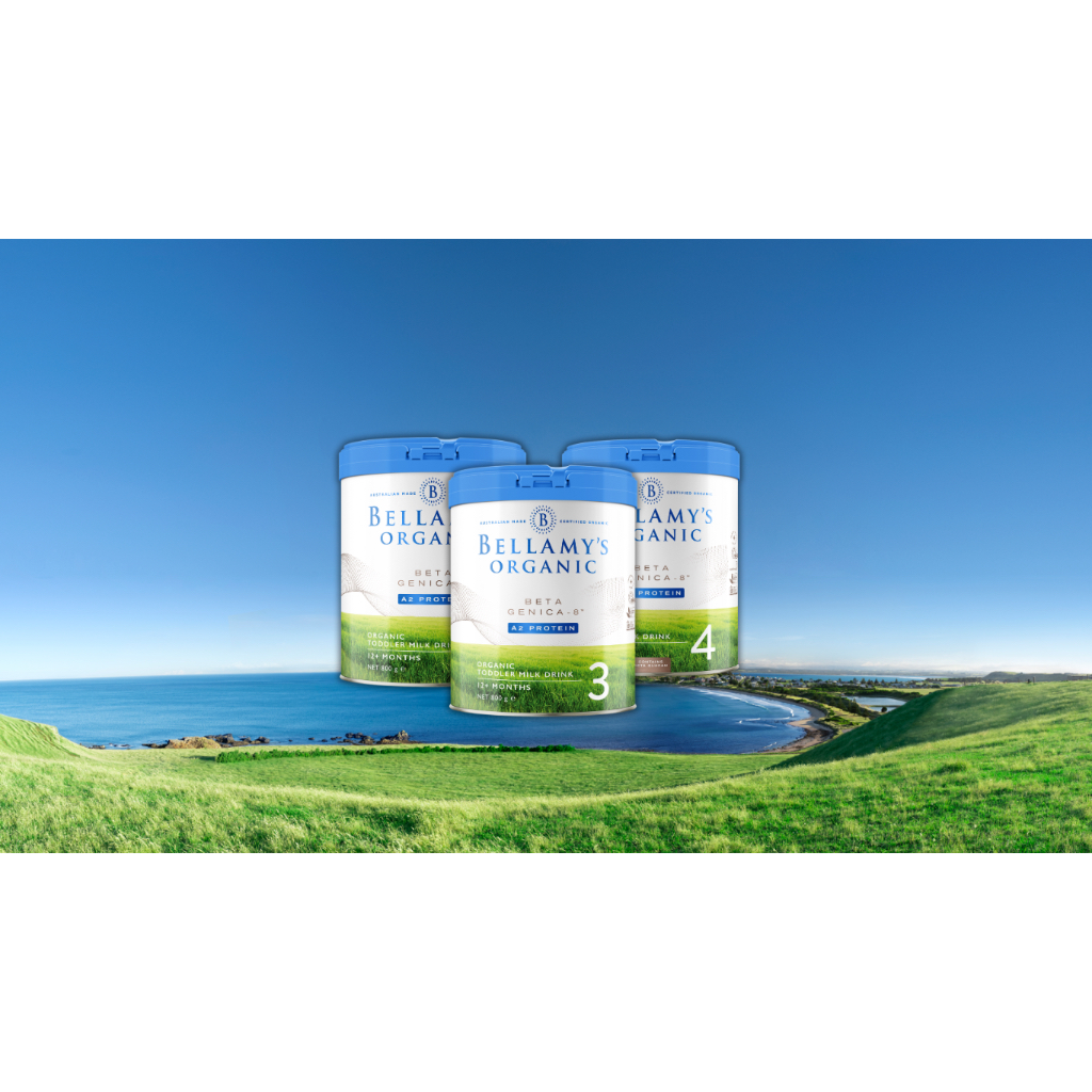 [Official]Bellamy's Organic 2 นมผง A2 สำหรับเด็กวัย 6 เดือนถึง 12 เดือน A2 Beta-casein สำหรับ Lactose Intolerance