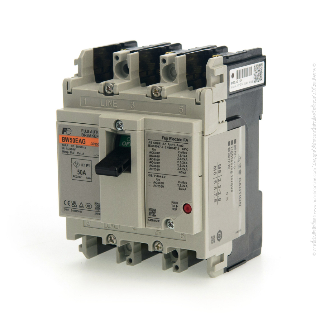 เบรกเกอร์ 50A 3P FUJI BW50EAG