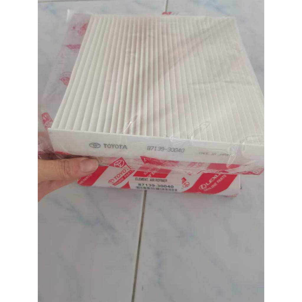(PM2.5)87139-30040ถูกและดี‼️ กรองแอร์ โตโยต้า TOYOTA VIGO, VIOS, YARIS, CAMRY, Altis เบอร์แท้ 87139-