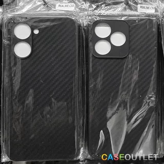 เคส Realme C85 C75 C71 C63 C65 C67 C15 C33 C35 C55 C53 TPU ลายคาร์บอน เคฟล่า บาง เบา กันกล้อง งานแท้ คลุมเลนส์