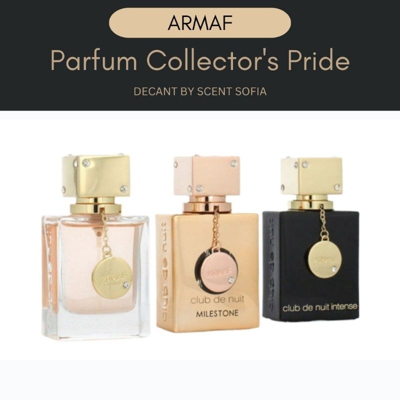 นํ้าหอมแท้แบ่งขาย Armaf Club de Nuit Woman, Intense Woman, Milestone Parfum Collector's Pride