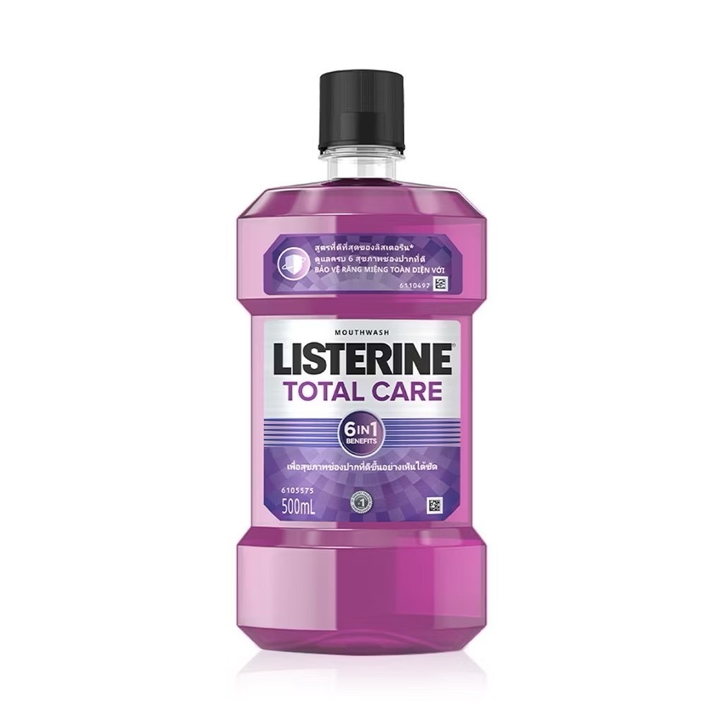 ลิสเตอรีน น้ำยาบ้วนปาก โทเทิลแคร์ Listerine Mouthwash Total Care 500ml.